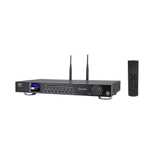 Renkforce RF-DAB-IR1702 Internet CD-Radio DAB+, FM, Internet CD, Bluetooth®, DLNA, WLAN, Internetradio Inkl. Fernbedien (RF-6748346) afbeelding 1