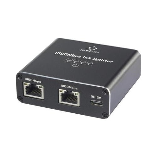 Renkforce RF-GES-400 Netzwerk Switch RJ45 4 Port USB-Stromversorgung (RF-6739680) afbeelding 1