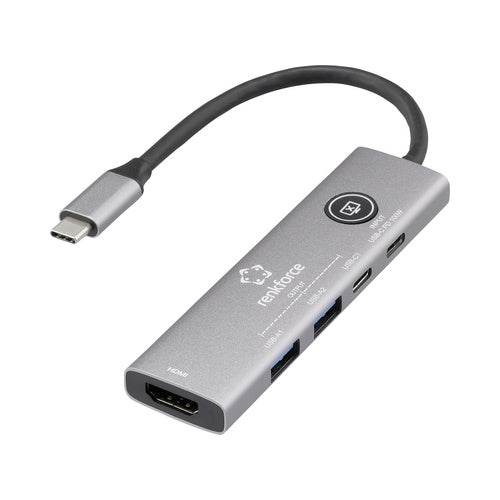 Renkforce USB-C Dockingstation RF-DKS-908 Passend für Marke Dockingstations Universal (RF-6797972) afbeelding 1
