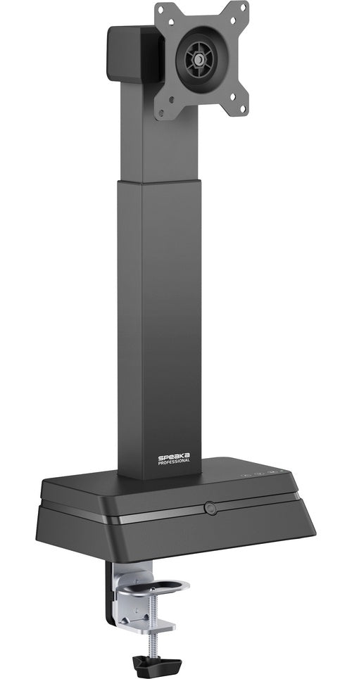 SpeaKa Professional SP-EMS-200 1fach Monitor-Standfuß 43.2 cm 17" - 81.3 32" Motorisiert (SP-13649592) afbeelding 1
