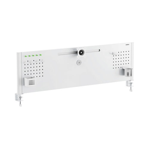 SpeaKa Professional SP-B25-02 Monitor+ Organizer Board Monitor-Tischhalterung Weiß matt (SP-13660880) afbeelding 1
