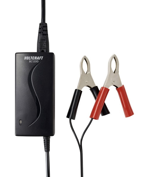 Voltcraft Bleiakku-Ladegerät BC1200 6 V, 12 V, 24 V Ladestrom (max.) 1.2 A (VC-17180120) afbeelding 1