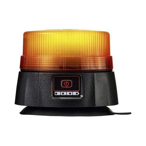 Voltcraft VC-17200360 Warnblinkleuchte  5?V?DC  Magnetfuß/Saugnapf  USB-Stromversorgung  6 Blitzmodi  IP65  Orange afbeelding 1