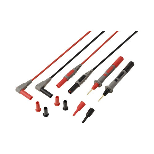 VOLTCRAFT MSL-820 Premium PVC Messleitung Gold Kontakte 1.2 m 1 Paar (VC-17312685) afbeelding 1