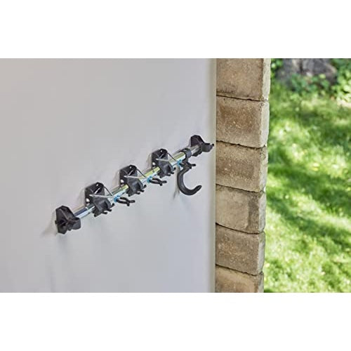 Gardena 3509-20 Lagerregal für Gartengeräte Wand-montiert Kunststoff - Gummi - Stahl (03509-20) afbeelding 3