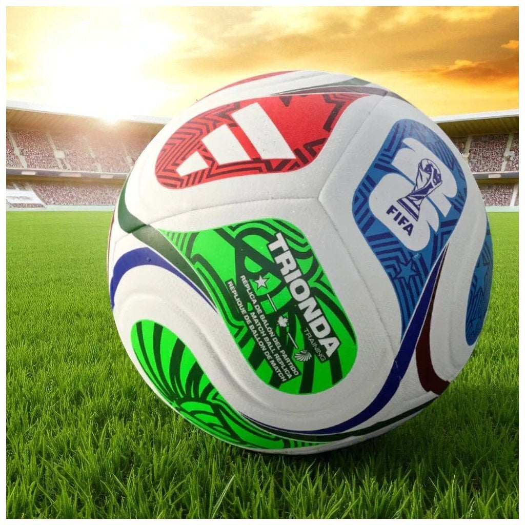 Adidas Voetbal FIFA WK 2026 Maat 5 Wit/Groen/Rood/Blauw afbeelding 2