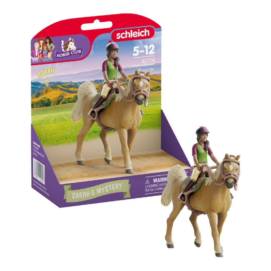 Schleich Horse Club Sarah and Mystery - Arabian Mare - Suitable for Children 5+