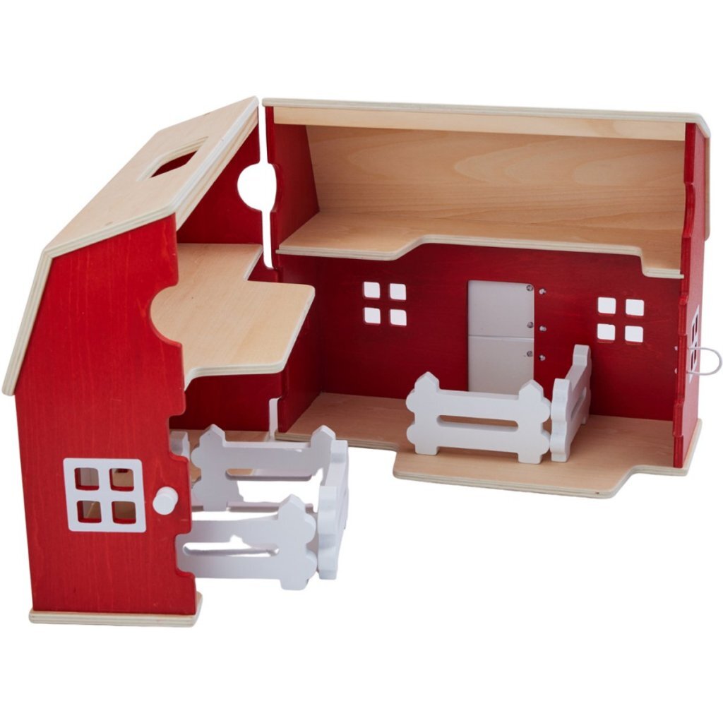 Schleich Wooden Farm Playset for Kids