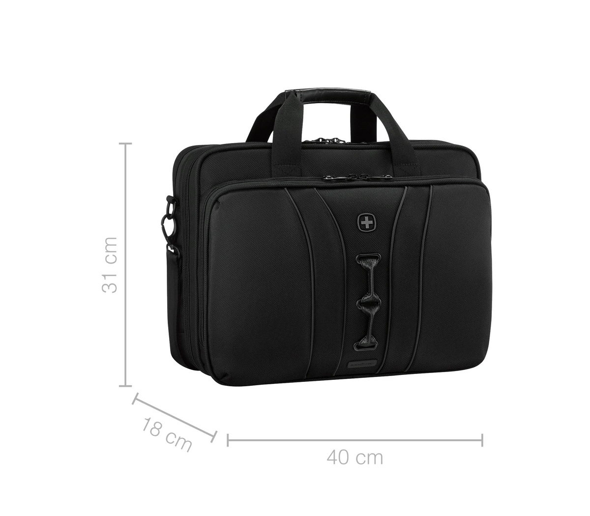 Wenger Legacy Black Series Laptop Bag for 16" Laptops - 40.6 cm - Model 653630