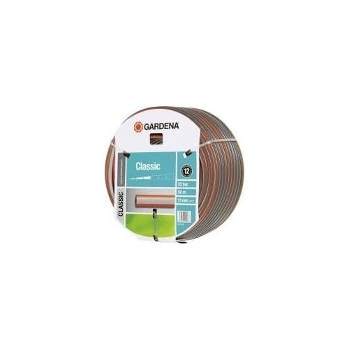 GARDENA Classic Schlauch 13 mm (1/2"), 50 m: Universeller Gartenschlauch aus robustem Kreuzgewebe, 22 bar Berstdruck, druck- und UV-beständig (18010-20) afbeelding 1