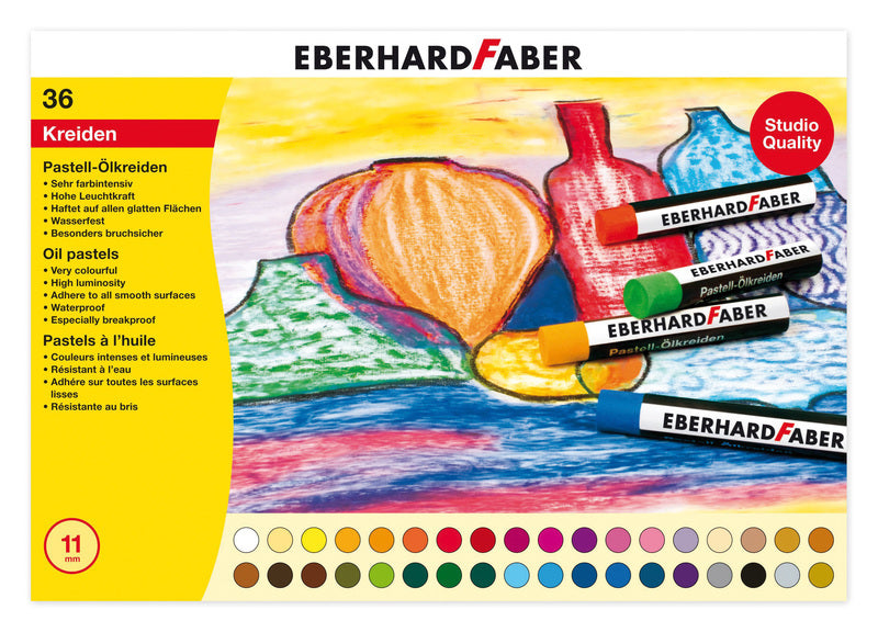 Eberhard Faber EF-522036 Oil Pastel Crayons 36 pcs Box