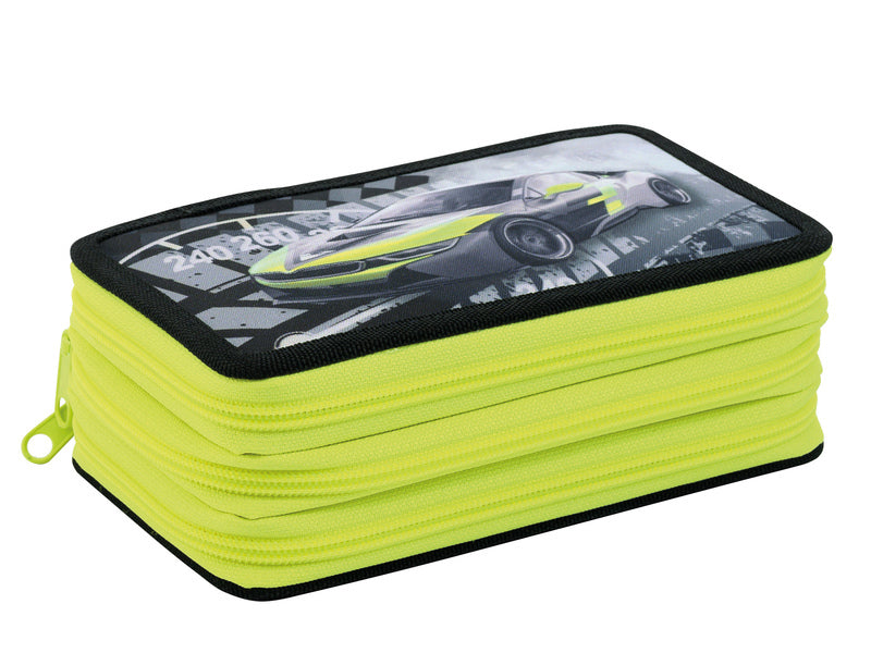 Eberhard Faber Stuffed Case Race Car 36-piece 3 Layers EF-577571
