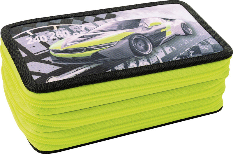 Eberhard Faber Stuffed Case Race Car 36-piece 3 Layers EF-577571