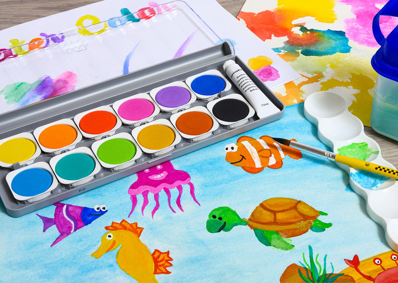 Eberhard Faber Paint Box Winner 12 Colors EF-578312