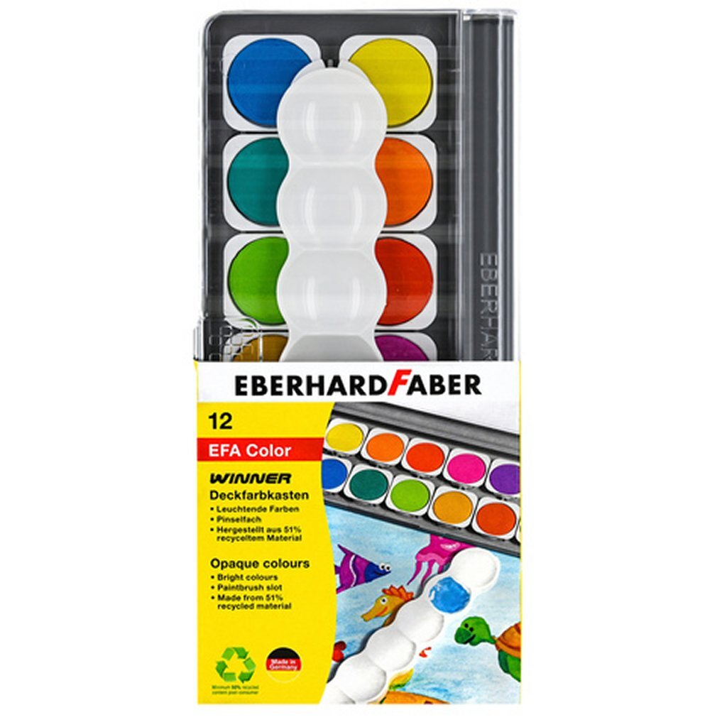 Eberhard Faber Paint Box Winner 12 Colors EF-578312