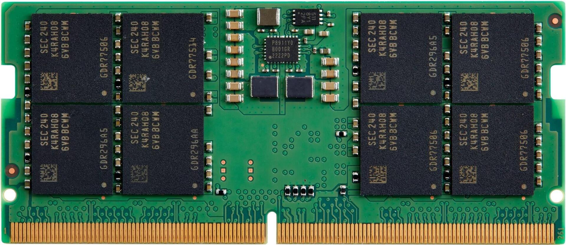 HP - DDR5 - Module - 16GB - SO DIMM 262-PIN - 5600 MHz / PC5-44800 for EliteBook 84X G10, 86X G10, ZBook Firefly 14 G10, 16 G10, ZBook Fury 16 G10, 16 G11 (83P91AA)
