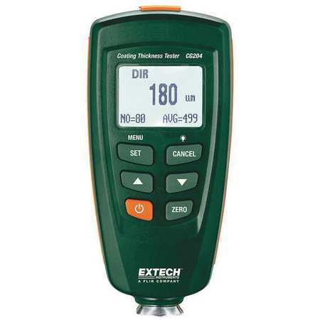 EXTECH CG204 Coating Thickness Gauge - Paint Measurement for Ferrous Metals and Aluminum