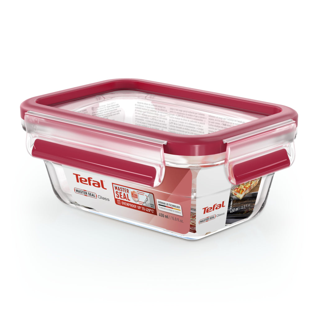 Tefal MasterSeal Glass Food Storage Container 0.45 L - N1040510