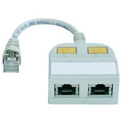 Telegärtner Network Splitter - RJ-45 (M) to RJ-45 (W) - CAT 5 - Light Grey J00029A0009