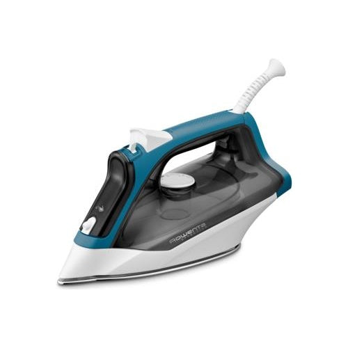 Rowenta EFFECTIVE 2 Trocken- & Dampfbügeleisen Edelstahl-Bügelsohle Schwarz - Blau - Weiß (DX1531) afbeelding 1