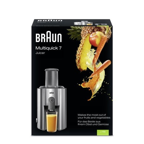Braun Multiquick 7 J 700 - Entsafter - 1 kW - rostfreier Edelstahl (J700) afbeelding 4