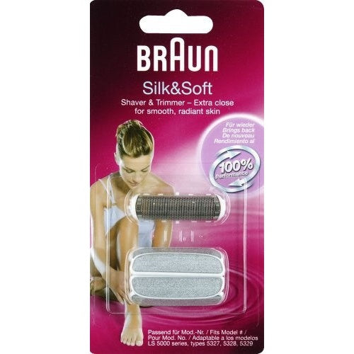 Braun Scherkopf 32B Ersatz-Scherfolie / Scherteil (Profi Ersatzteil für Braun Rasierer), black (072850) afbeelding 1