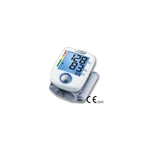 Beurer Blutdruckmessgerät, vollautomatische Messung am Handgelenk, Arrhythmie-Anzeige, Pulsmessung, WHO-Einstufung, Manschettenumfang: 14-19,5 cm, Abschaltautomatik, Batteriebetrieb, Batteriewechselanzeige, inklusive Batterien, Tasche (659. afbeelding 1