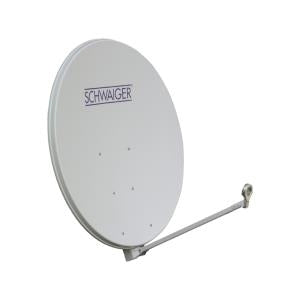 Schwaiger SPI1000.0 - 10.7 - 12.75 GHz - White Aluminum Satellite Dish - 1000 x 180 x 1100 mm