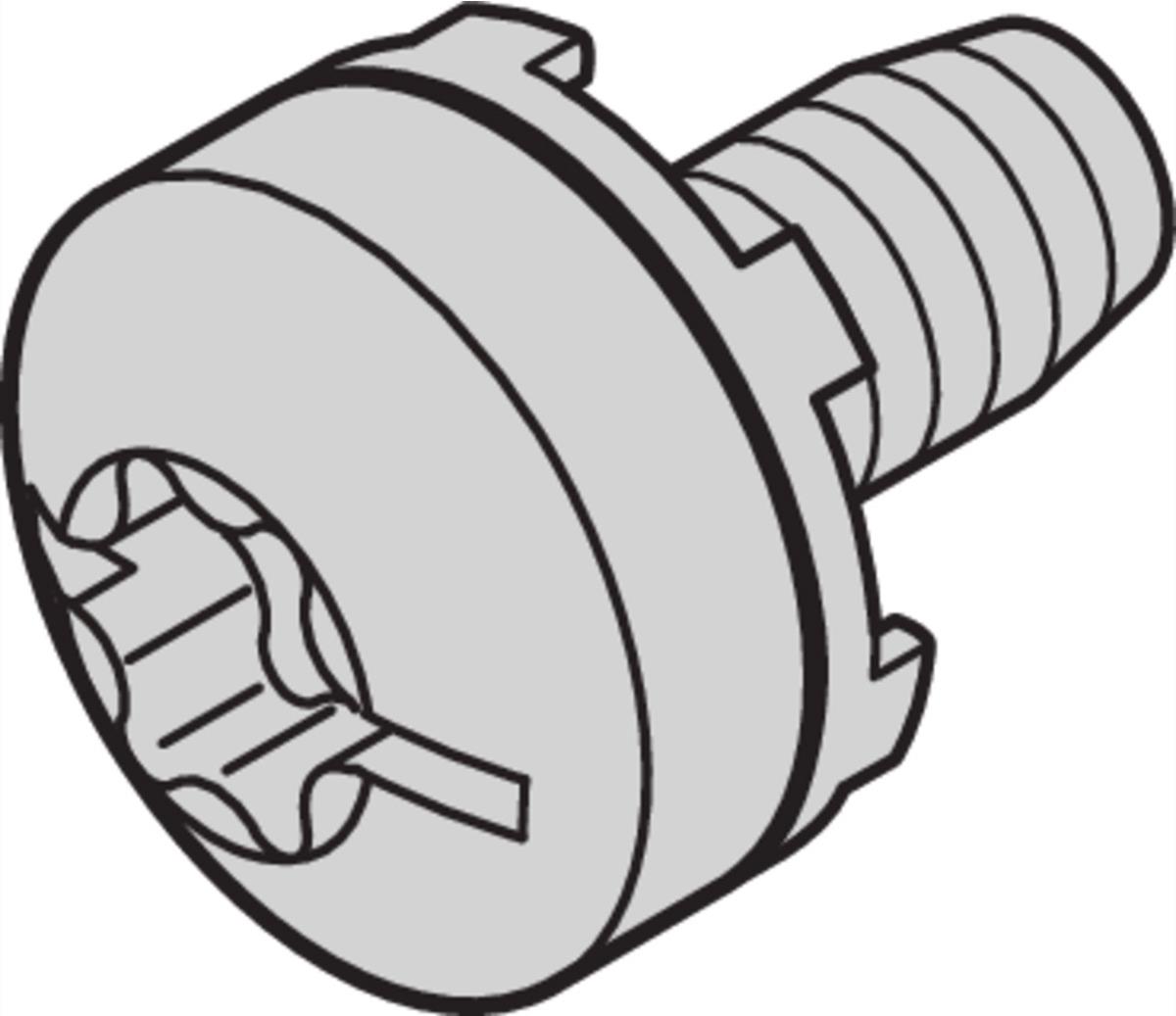 SCHROFF NTS M6 Taptite Screw Pack of 50 23130285 50PCS