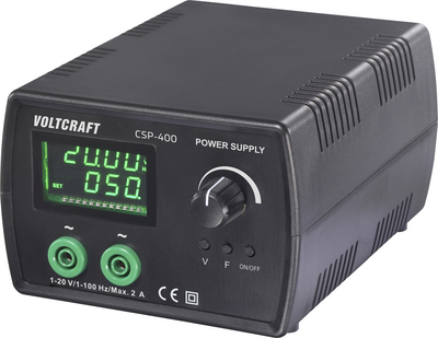 Voltcraft CSP-400 Adjustable AC Laboratory Power Supply 1-20V/AC 1-2A 40W (VC-17192785)