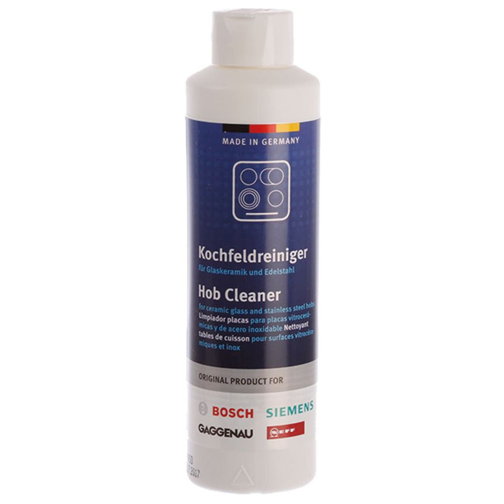 BOSCH SIEMENS Hob Cleaner for Ceramic Glass, Induction & Stainless Steel - 250 ml