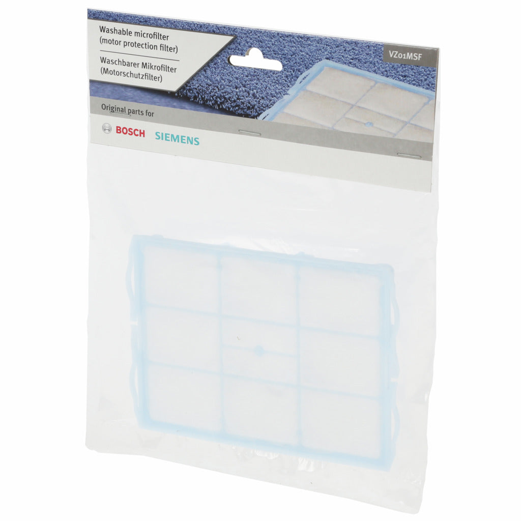 Bosch 00578863 Vacuum Cleaner Micro Filter - Washable - For Bosch, Siemens