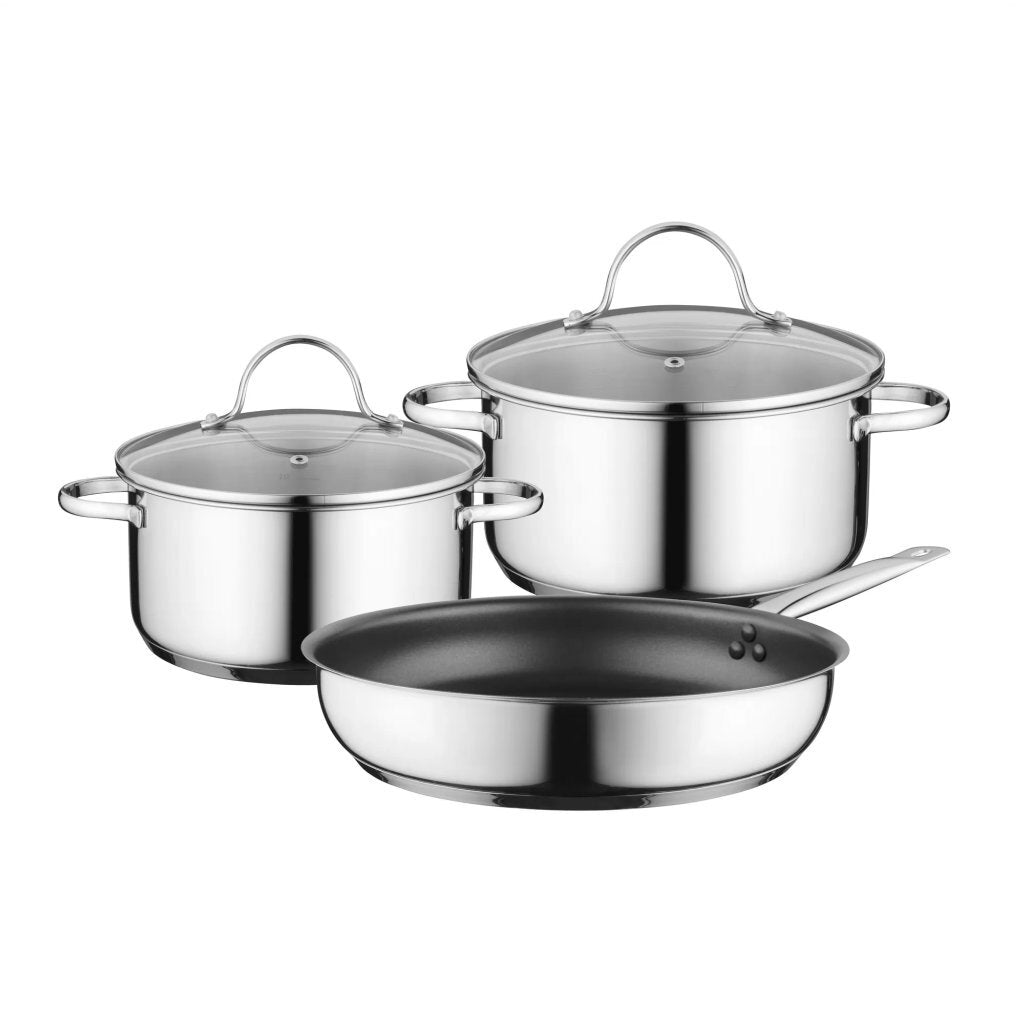 Siemens HZ9SE030 3-piece Stainless Steel Cookware Set