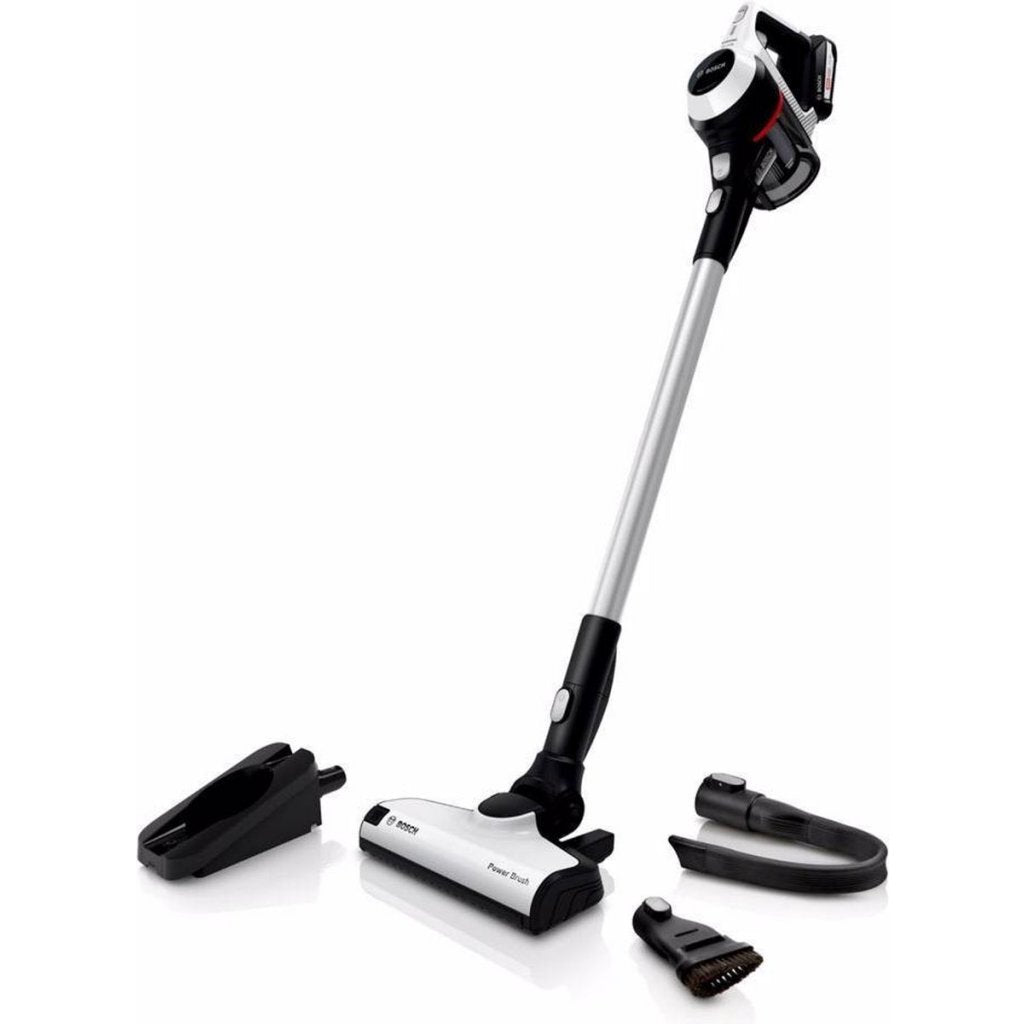 Bosch BCS61113 Unlimited 6 Stick Vacuum Cleaner White/Black - 30 min Runtime - Bagless