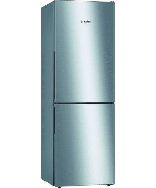 Bosch Serie 4 KGV33VLEA fridge-freezer Freestanding 289 L E Stainless steel afbeelding 1