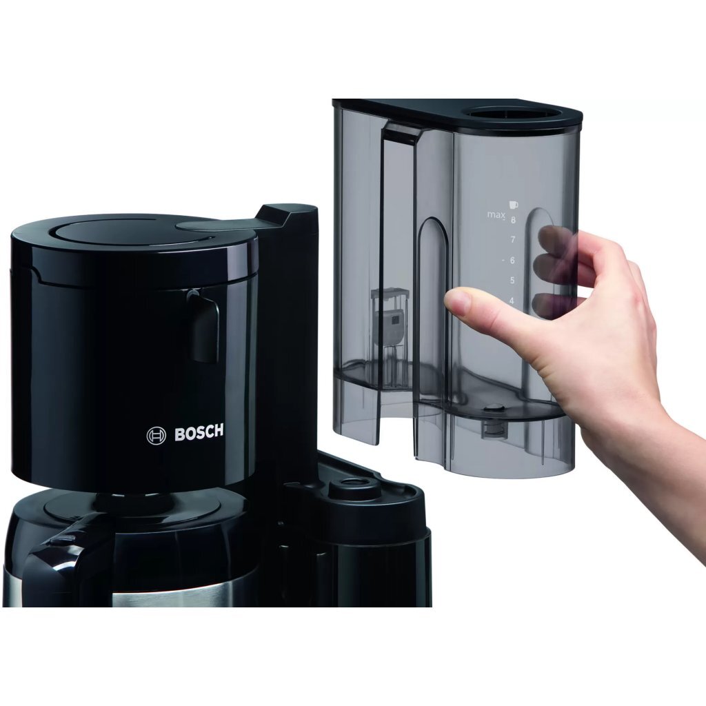 Bosch TKA8A053 Coffee Maker Black/Stainless Steel 1100W Thermal Jug