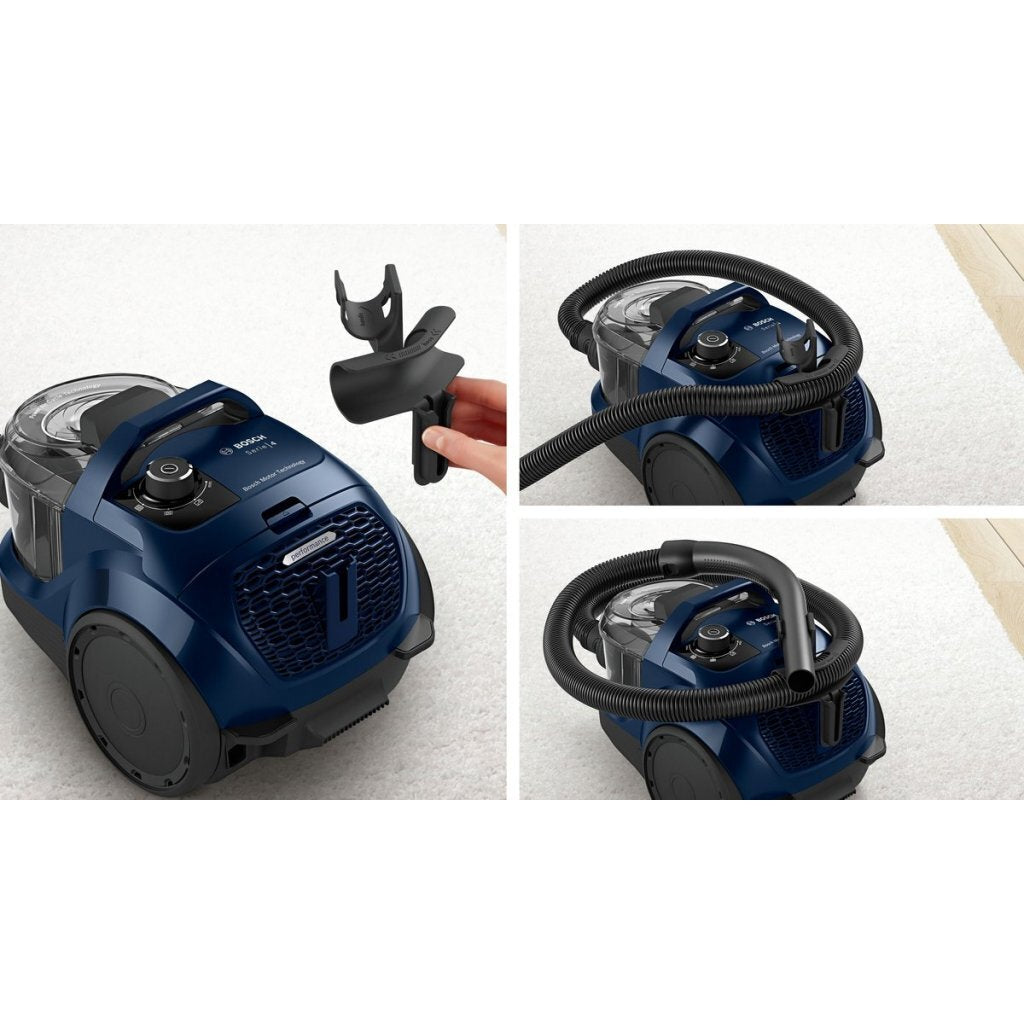 Bosch BGS21X320 Bagless Vacuum Cleaner 550W Blue/Black