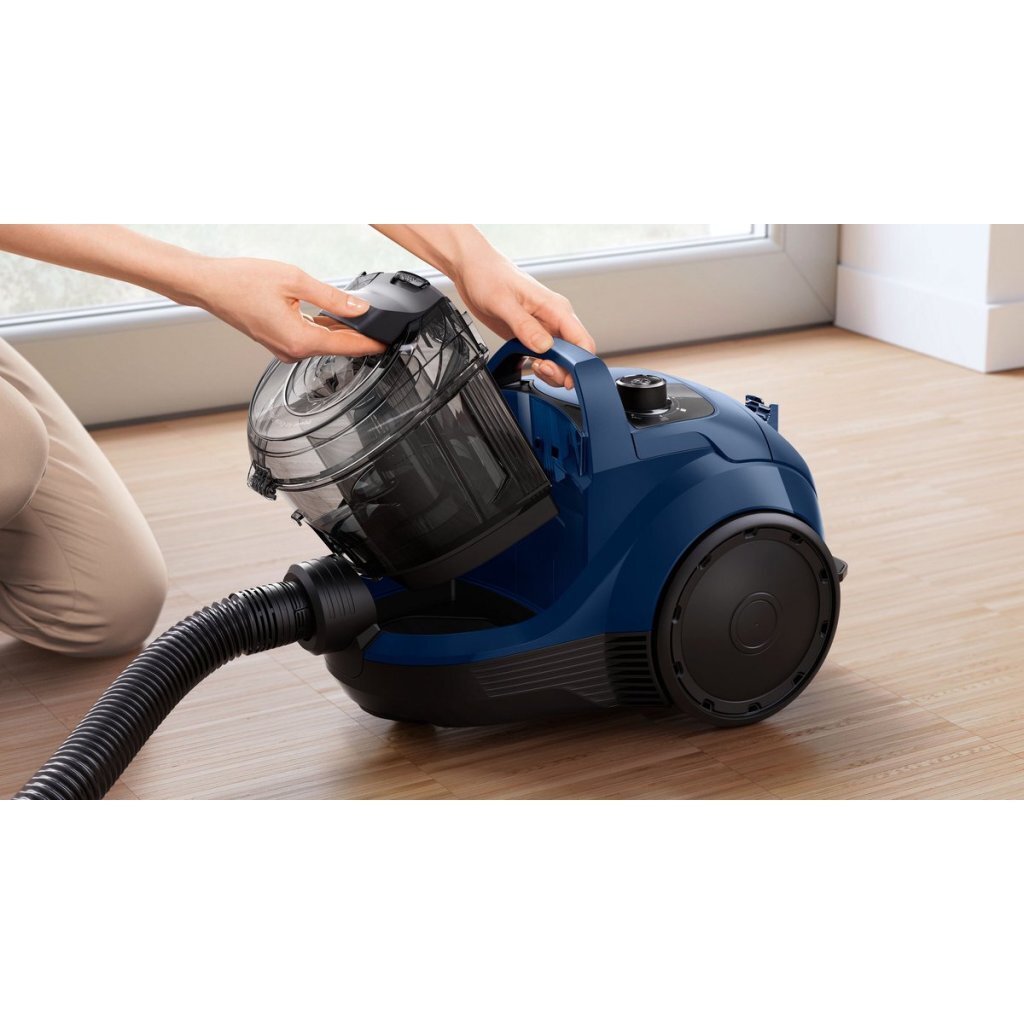 Bosch BGS21X320 Bagless Vacuum Cleaner 550W Blue/Black