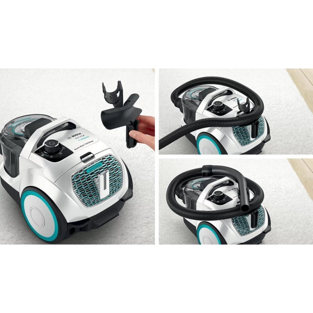 Bosch BGC21HYG1 ProHygienic Bagless Vacuum Cleaner 550W White/Black - Allergy Filter