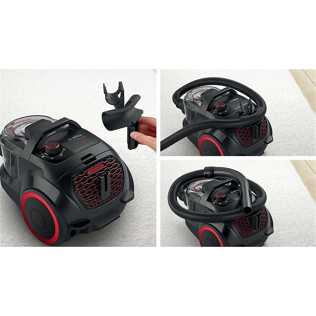 Bosch BGS21POW2 ProPower Series 4 Vacuum Cleaner 2 L 750W Black/Red