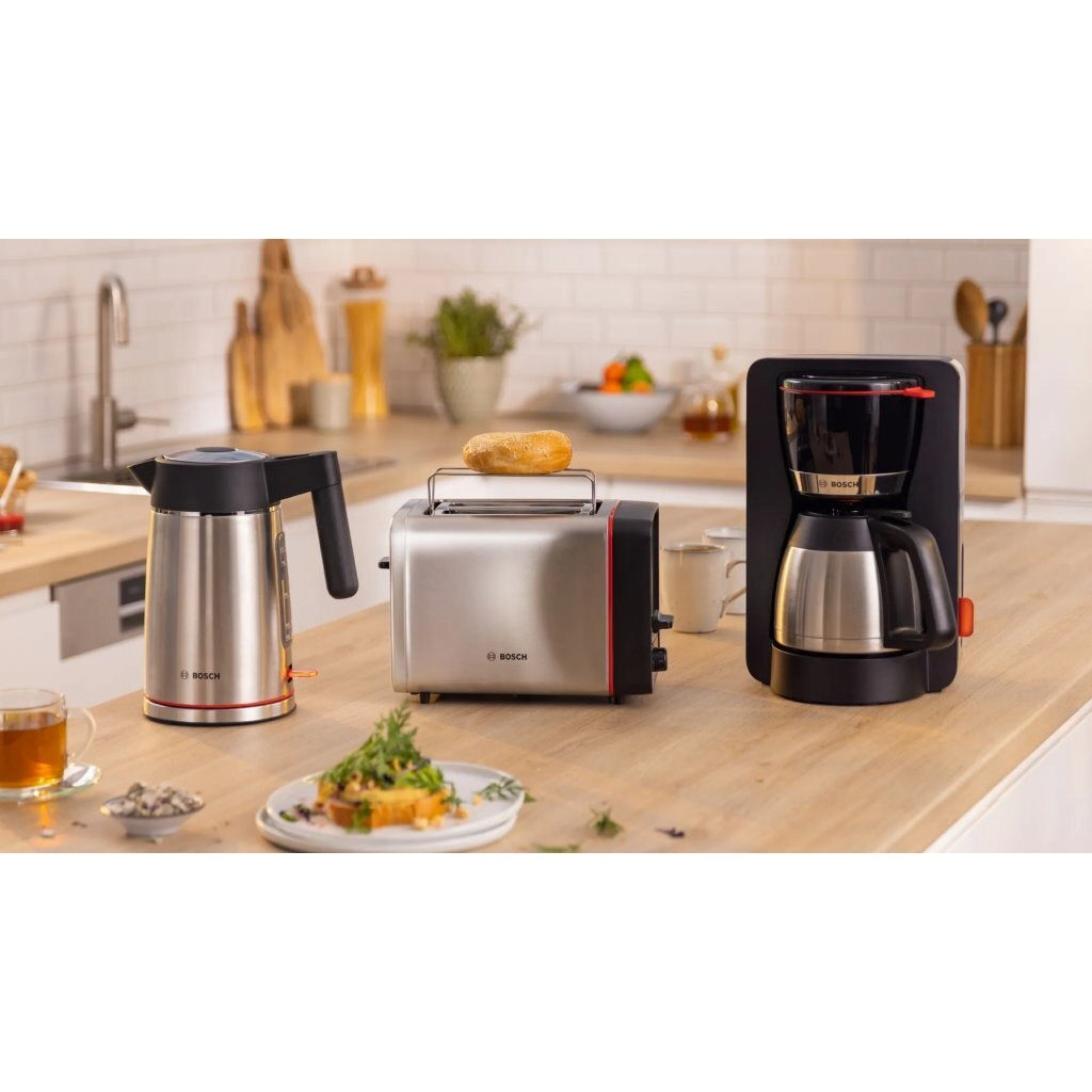 Bosch TWK6M480 MyMoment Waterkoker 1.7L 2400W RVS/Zwart afbeelding 3