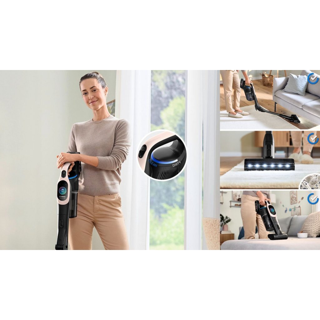 Bosch BBS1041RBA Unlimited 10 Accu Steelstofzuiger Antraciet