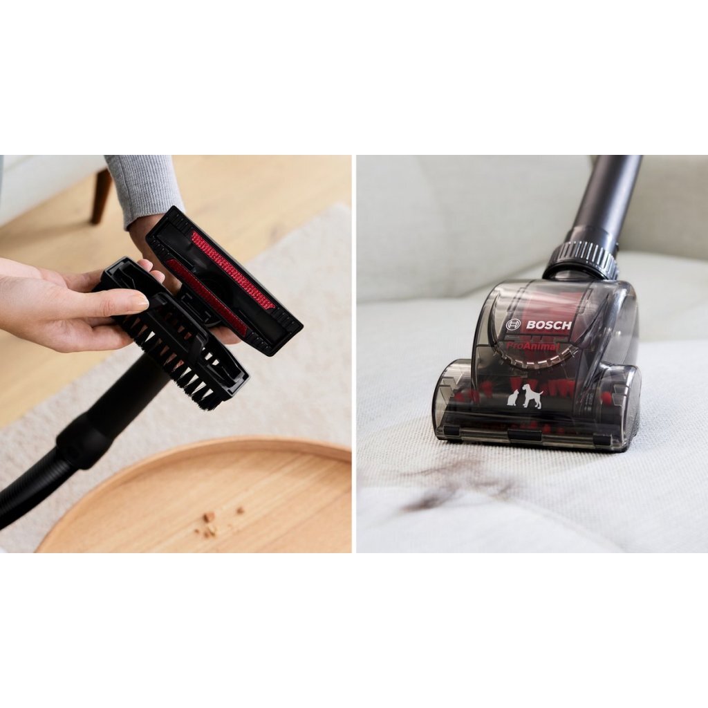 Bosch BGS7PET1 ProAnimal Bagless Vacuum Cleaner 800W Red/Black