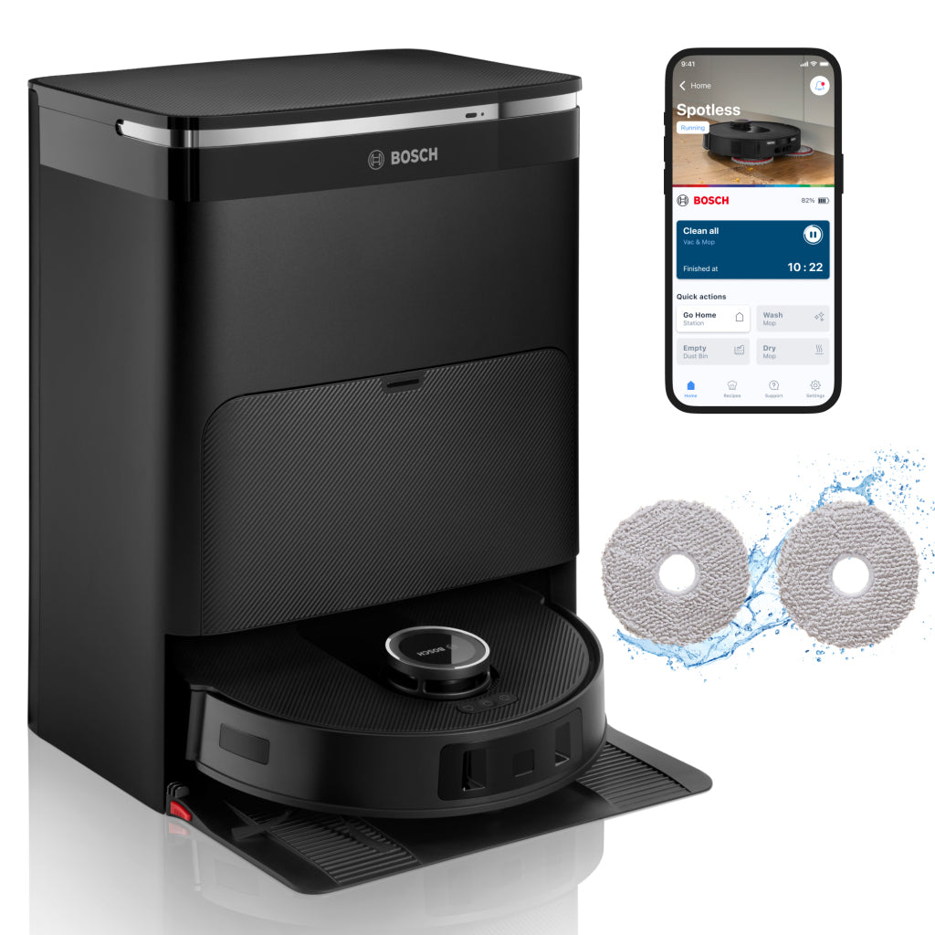 Bosch BCRDW3B Robot Vacuum Cleaner Black