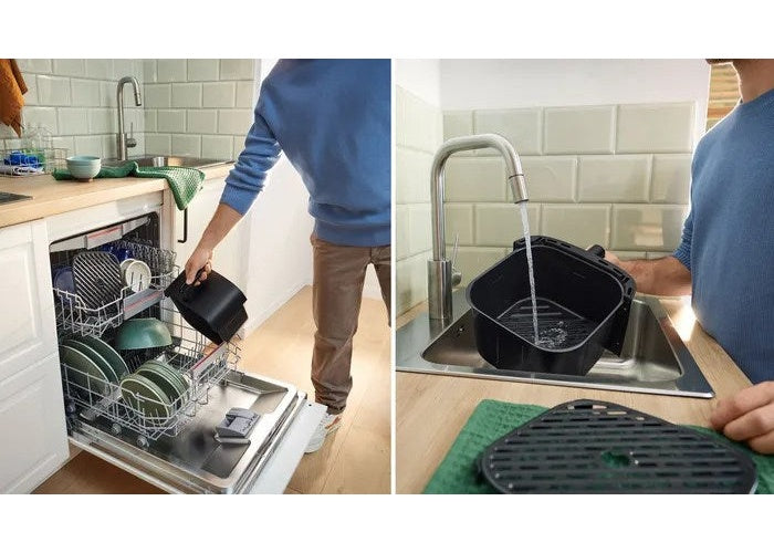 Bosch Serie 4 MAFS2462B fryer Single 6.1 L Stand-alone 2050 W Hot air fryer Black afbeelding 4
