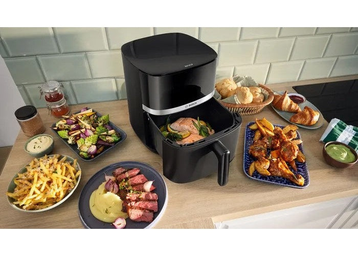 Bosch Serie 4 MAFS2462B fryer Single 6.1 L Stand-alone 2050 W Hot air fryer Black afbeelding 5