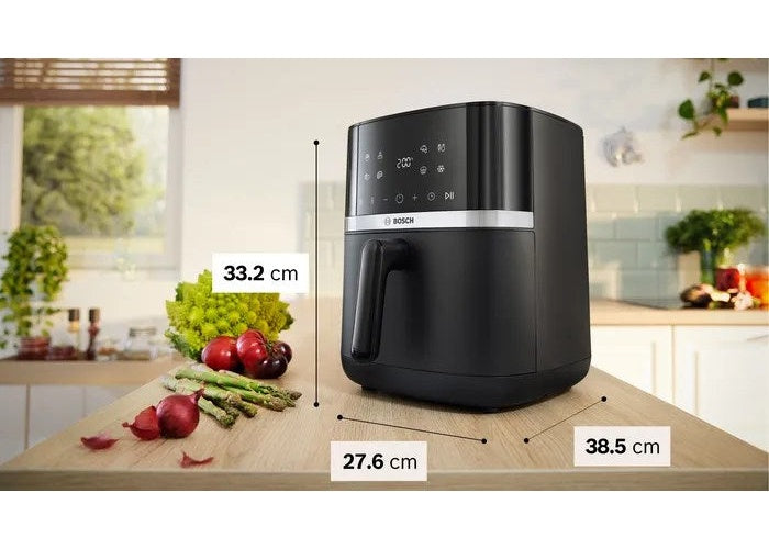 Bosch Serie 4 MAFS2462B fryer Single 6.1 L Stand-alone 2050 W Hot air fryer Black afbeelding 6