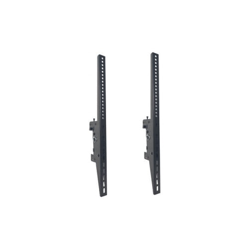 HAGOR comPROnents series - Montagekomponente (Schwenkarm) - Stahl - Schwarz - Montageschnittstelle: 600 mm (Packung mit 2) afbeelding 1