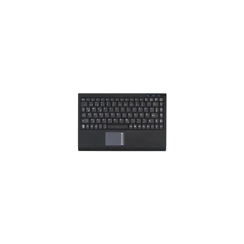 KeySonic Mini Tastatur, mit Touchpad und Scrollfunktion, USB (ACK-540 U+) afbeelding 1