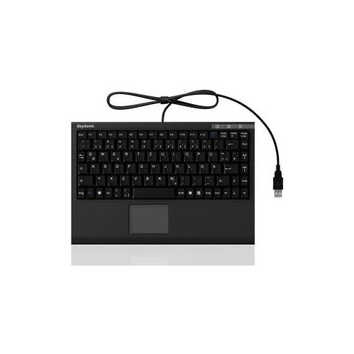 KeySonic ACK-540U+ - verkabelt - US Layout - USB - Schwarz - USB - Windows 2000 - Windows 2000 Professional - Windows 98SE - Windows ME - Windows Vista Business - Windows V - 0 - 50 °C (12862) afbeelding 1